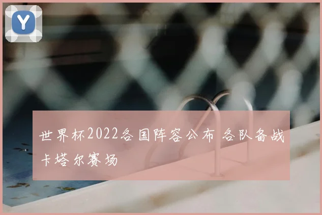 世界杯2022各国阵容公布 各队备战卡塔尔赛场