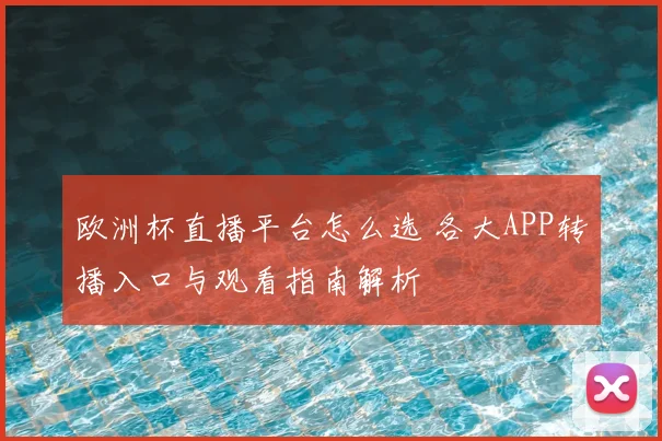 欧洲杯直播平台怎么选 各大APP转播入口与观看指南解析